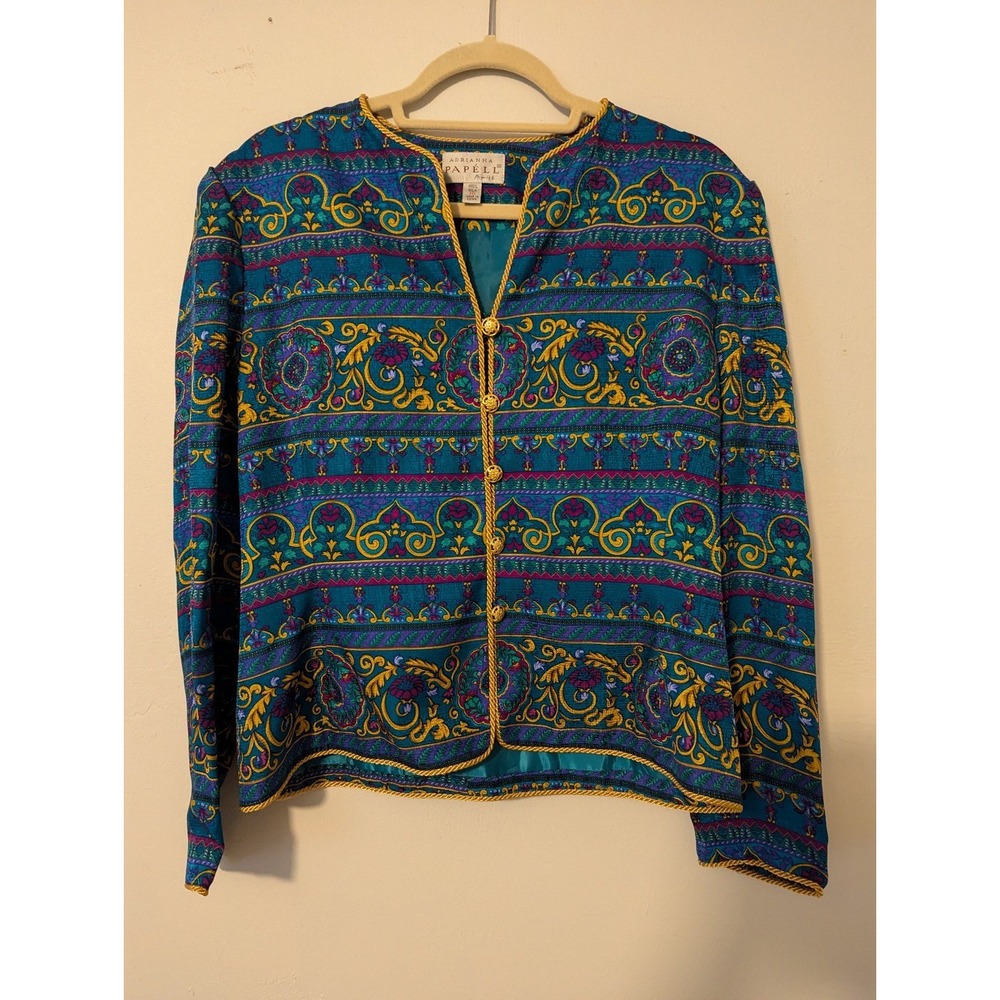 Adrianna Papell floral jacket